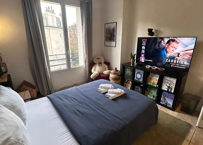 Appartement Avec Balcon, 5 Min Du Metro 1-6, Nation, Disneyland, Zoo, Bois De Vincennes